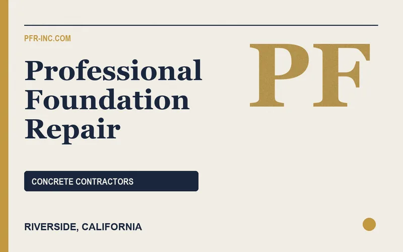 Professional Foundation Repair in Riverside, California