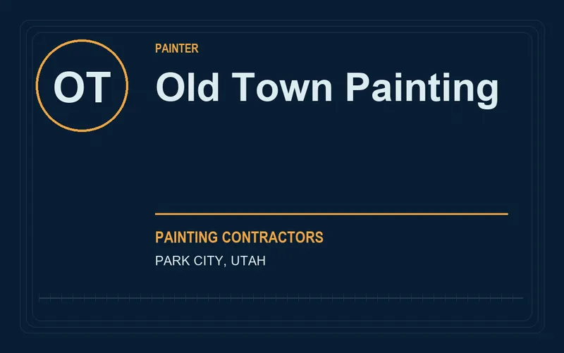 Old Town Painting in Park City, Utah