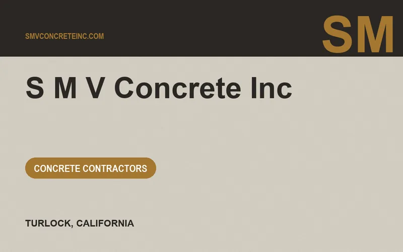 S M V Concrete Inc in Turlock, California