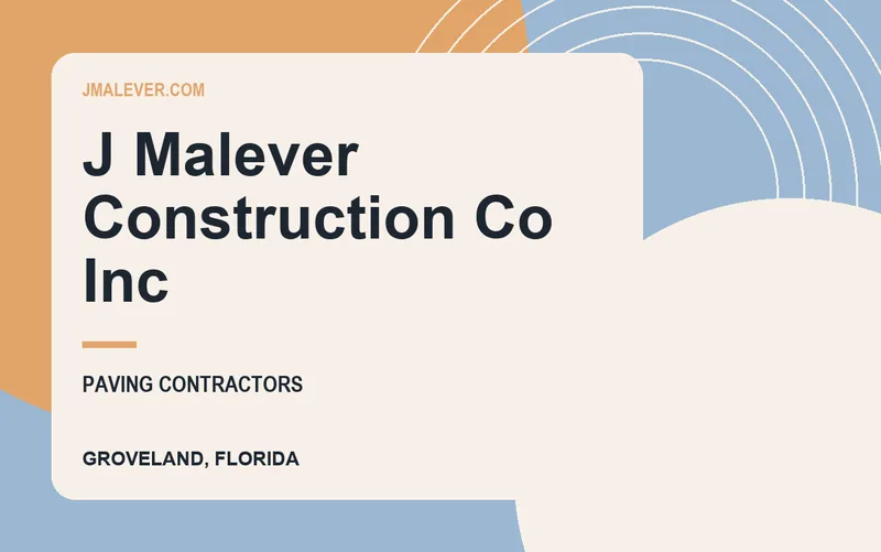 J Malever Construction Co Inc in Groveland, Florida
