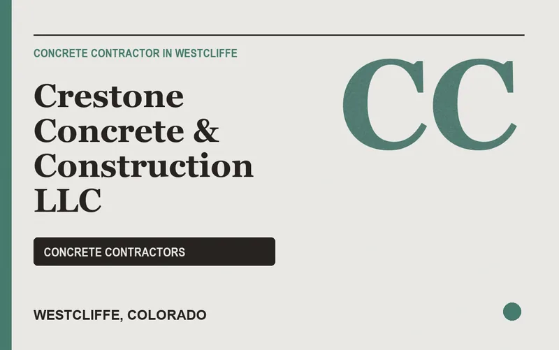 Crestone Concrete & Construction LLC in Westcliffe, Colorado