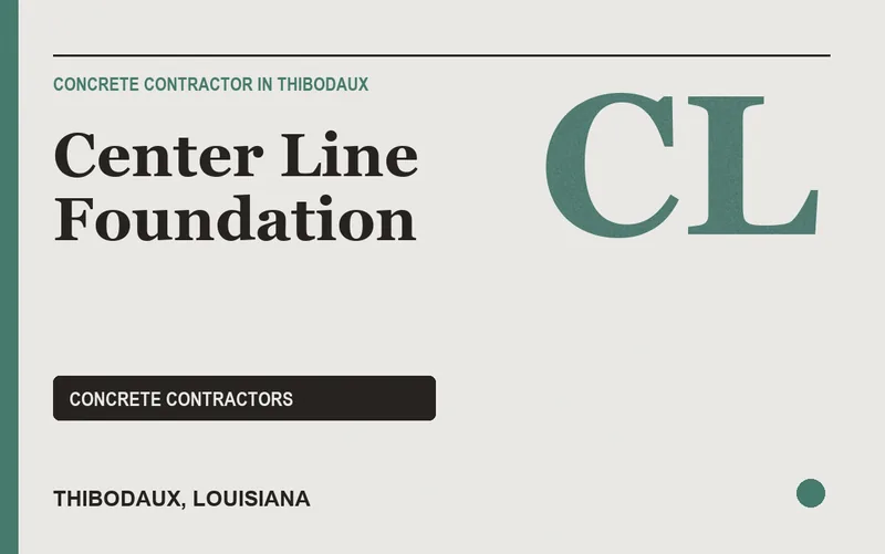 Center Line Foundation in Thibodaux, Louisiana