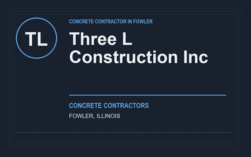 Three L Construction Inc in Fowler, Illinois