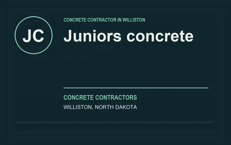 Juniors concrete in Williston, North Dakota