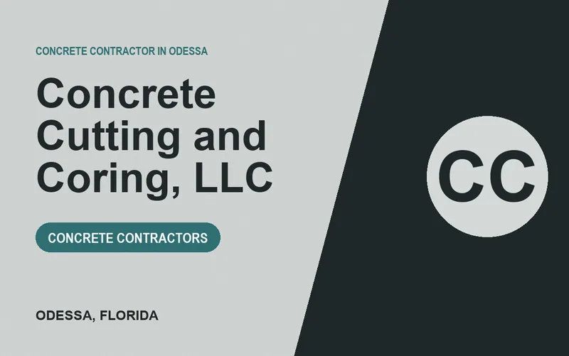 Concrete Cutting and Coring, LLC in Odessa, Florida