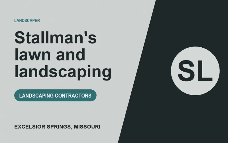 Stallman's lawn and landscaping in Excelsior Springs, Missouri