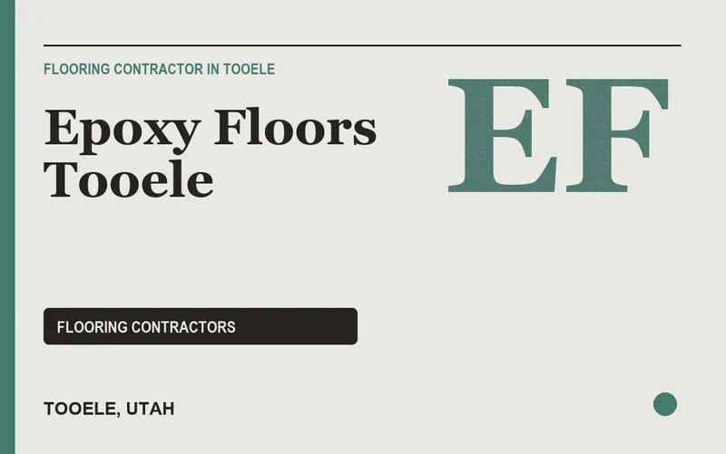 Epoxy Floors Tooele in Tooele, Utah
