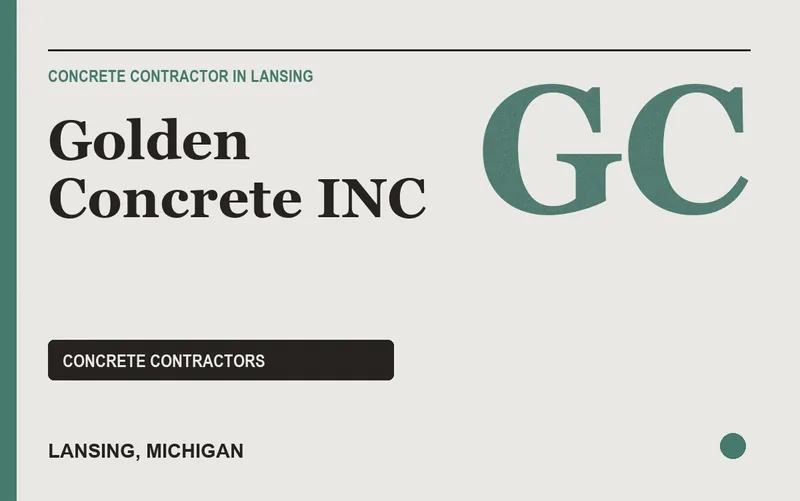 Golden Concrete INC in Lansing, Michigan
