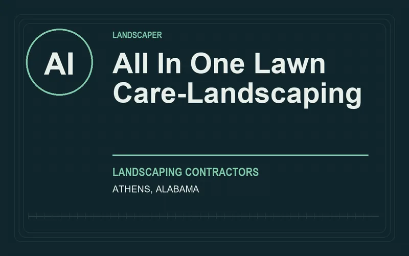 All In One Lawn Care-Landscaping in Athens, Alabama