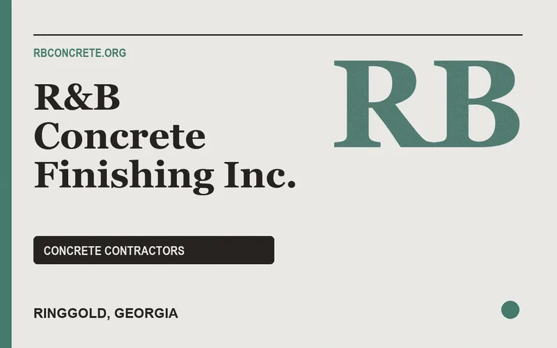 R&B Concrete Finishing Inc. in Ringgold, Georgia