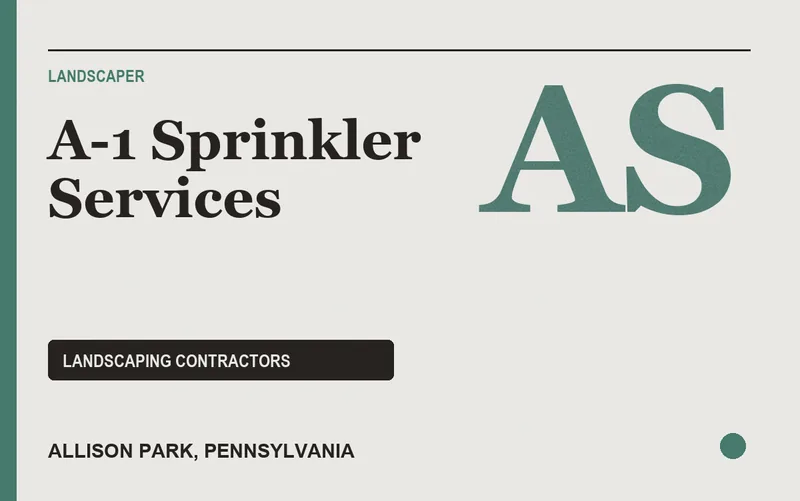 A-1 Sprinkler Services in Allison Park, Pennsylvania