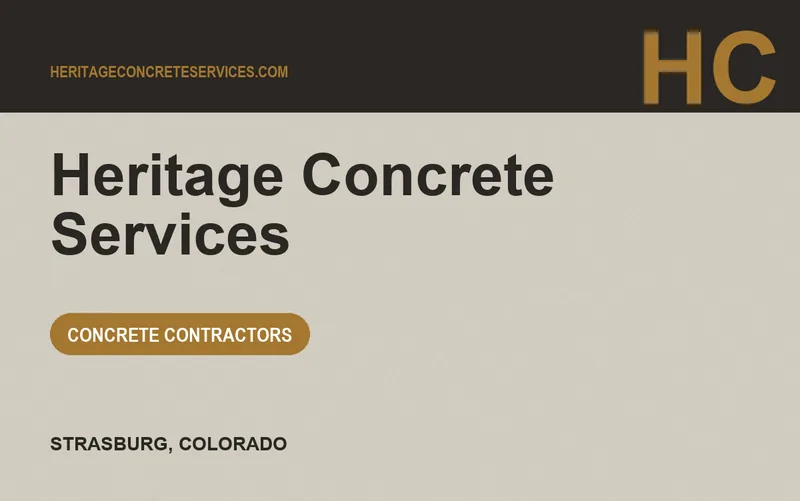 Heritage Concrete Services in Strasburg, Colorado