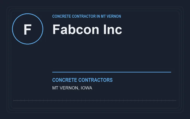 Fabcon Inc in Mt Vernon, Iowa