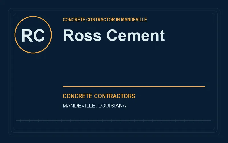 Ross Cement in Mandeville, Louisiana