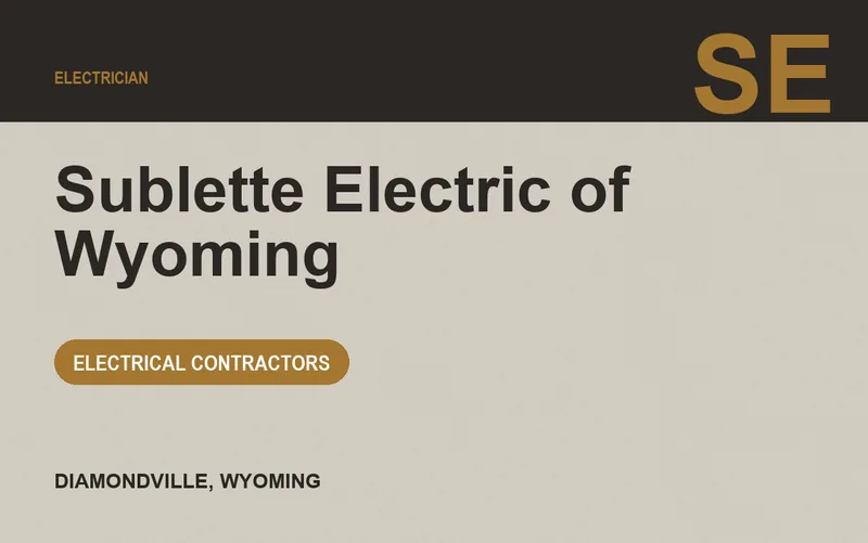 Sublette Electric of Wyoming in Diamondville, Wyoming