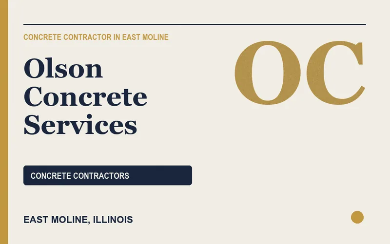 Olson Concrete Services in East Moline, Illinois