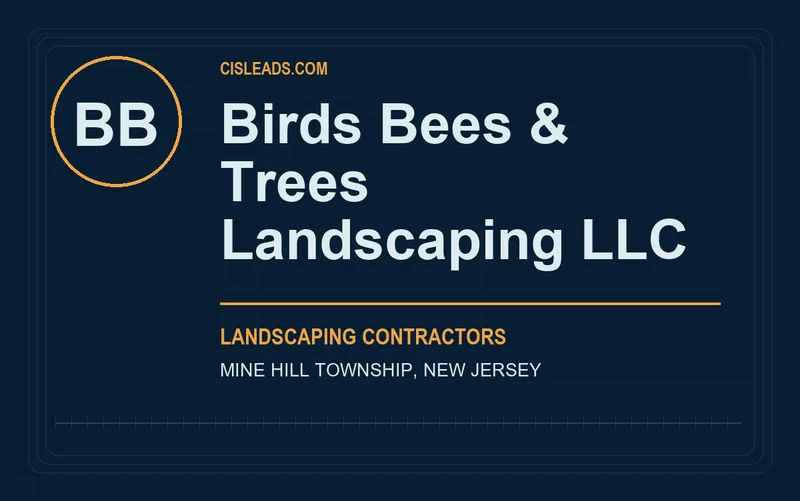 Birds Bees & Trees Landscaping Llc in Mine Hill Township, New Jersey