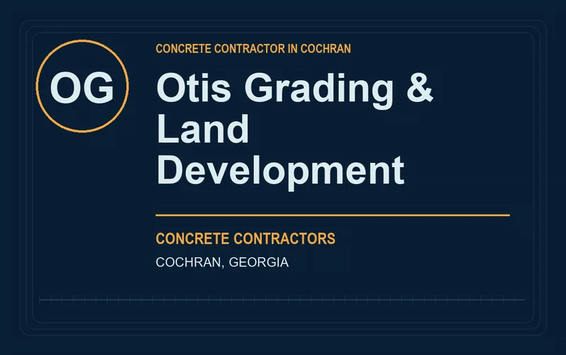 Otis Grading & Land Development in Cochran, Georgia