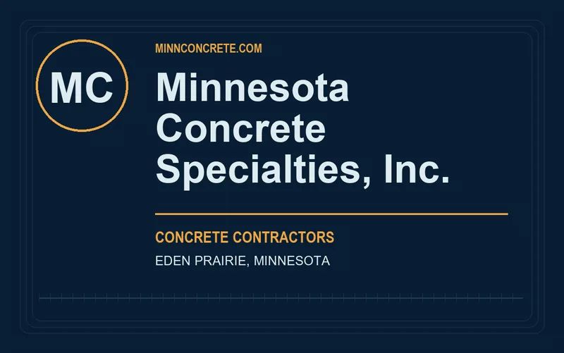 Minnesota Concrete Specialties, Inc. in Eden Prairie, Minnesota