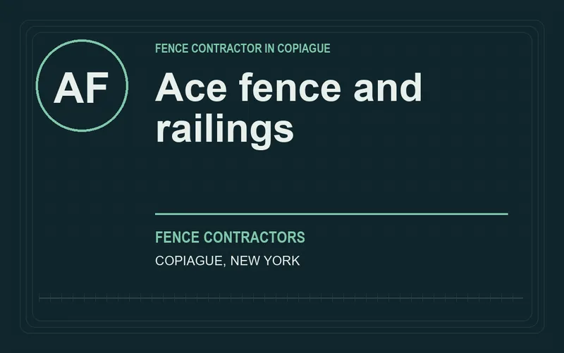 Ace fence and railings in Copiague, New York