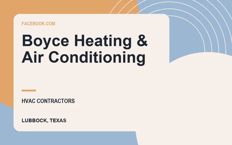 Boyce Heating & Air Conditioning in Lubbock, Texas