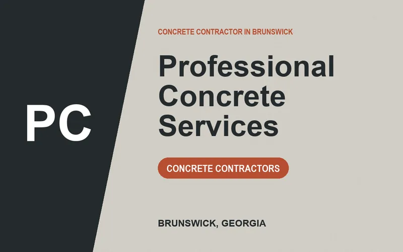 Professional Concrete Services in Brunswick, Georgia