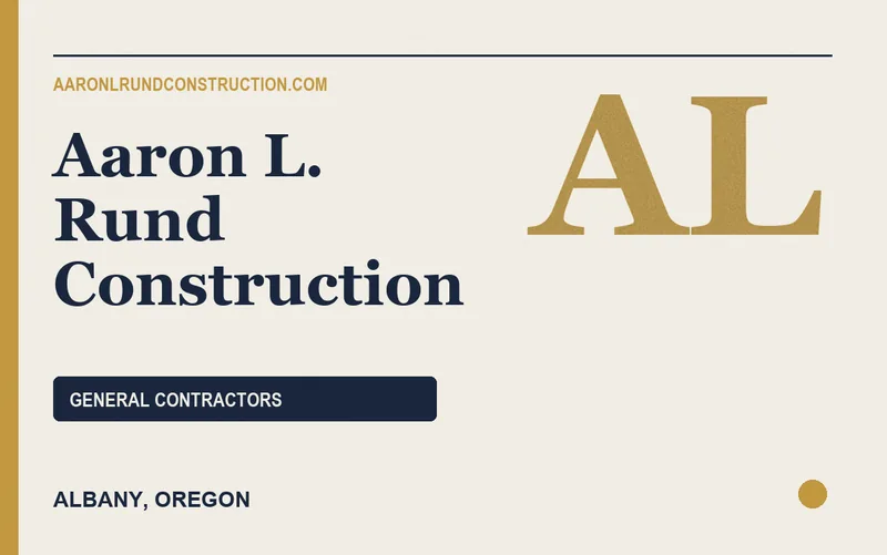 Aaron L. Rund Construction in Albany, Oregon