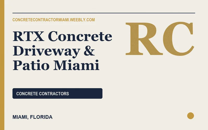 RTX Concrete Driveway & Patio Miami in Miami, Florida