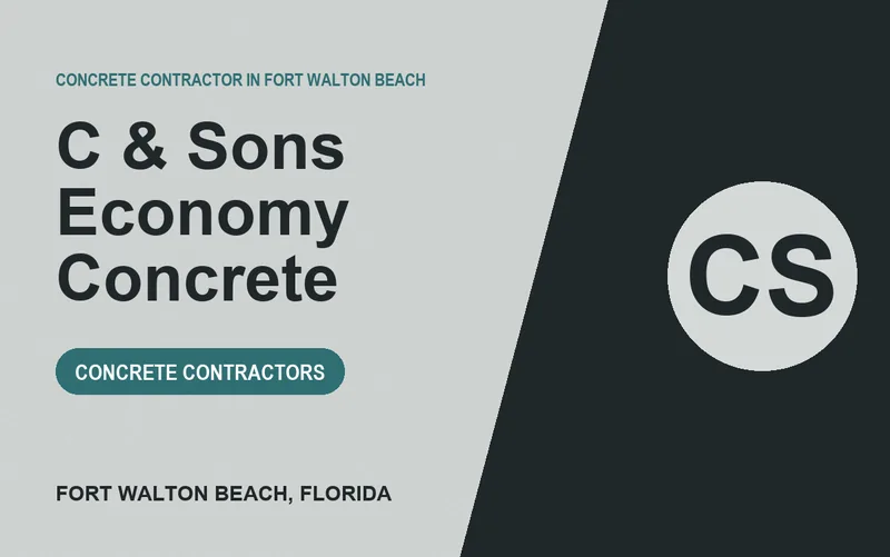 C & Sons Economy Concrete in Fort Walton Beach, Florida