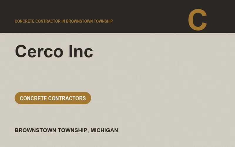 Cerco Inc in Brownstown Township, Michigan