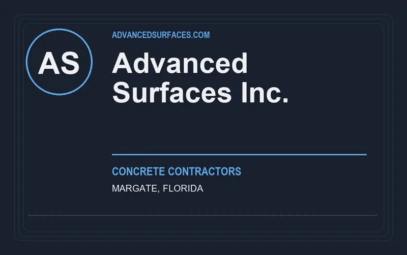 Advanced Surfaces Inc. in Margate, Florida