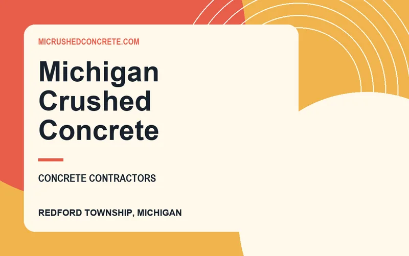 Michigan Crushed Concrete in Redford Township, Michigan