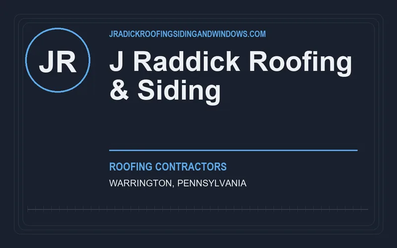 J Raddick Roofing & Siding in Warrington, Pennsylvania