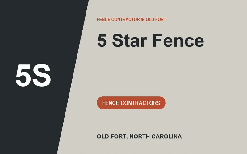 5 Star Fence in Old Fort, North Carolina