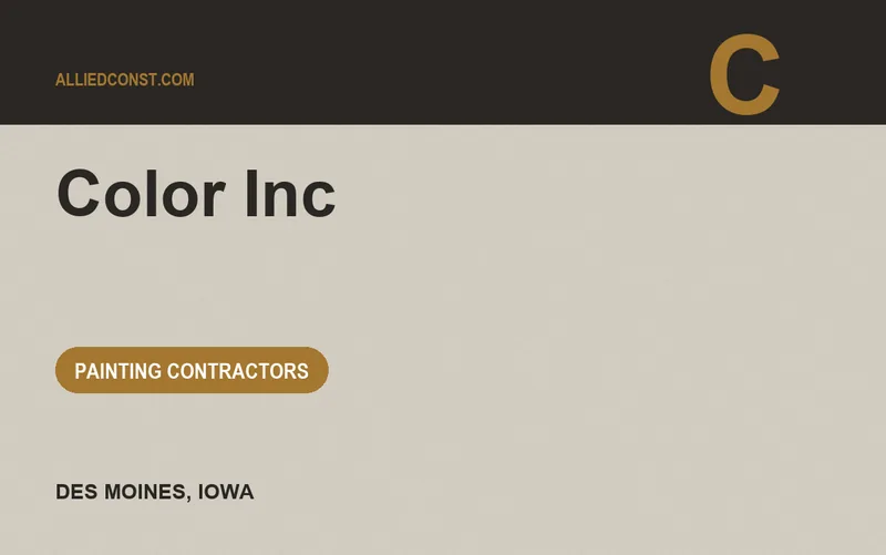 Color Inc in Des Moines, Iowa