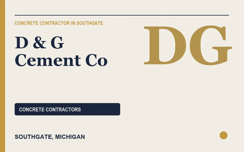D & G Cement Co in Southgate, Michigan