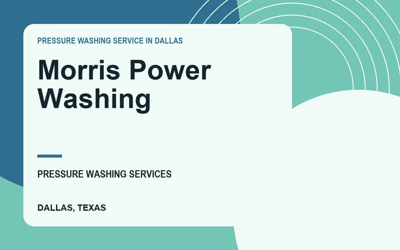 Morris Power Washing in Dallas, Texas