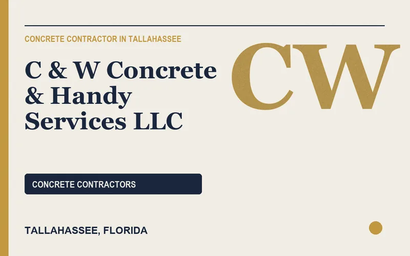 C & W Concrete & Handy Services LLC in Tallahassee, Florida