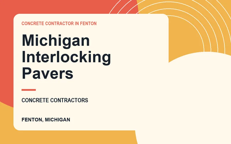 Michigan Interlocking Pavers in Fenton, Michigan