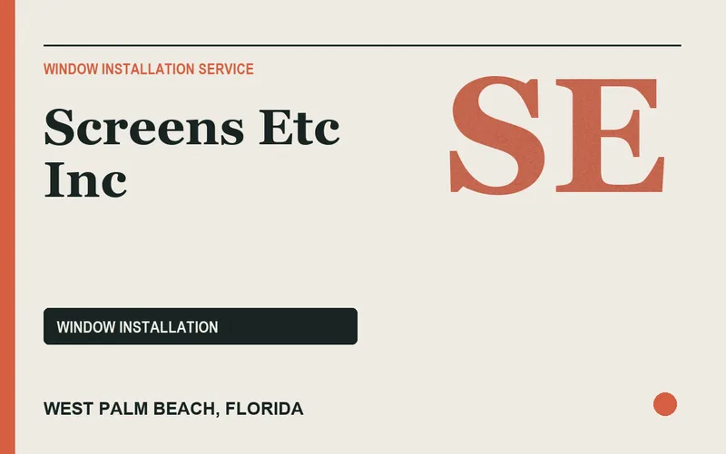 Screens Etc Inc in West Palm Beach, Florida