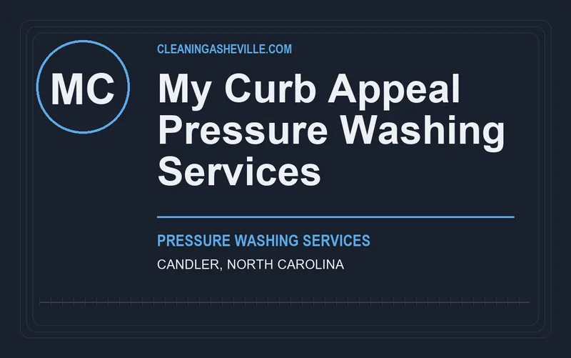My Curb Appeal Pressure Washing Services in Candler, North Carolina