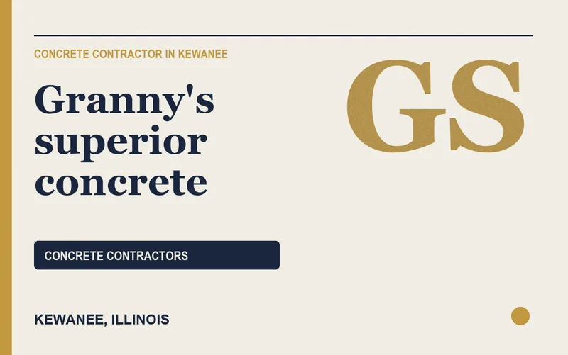 Granny's superior concrete in Kewanee, Illinois