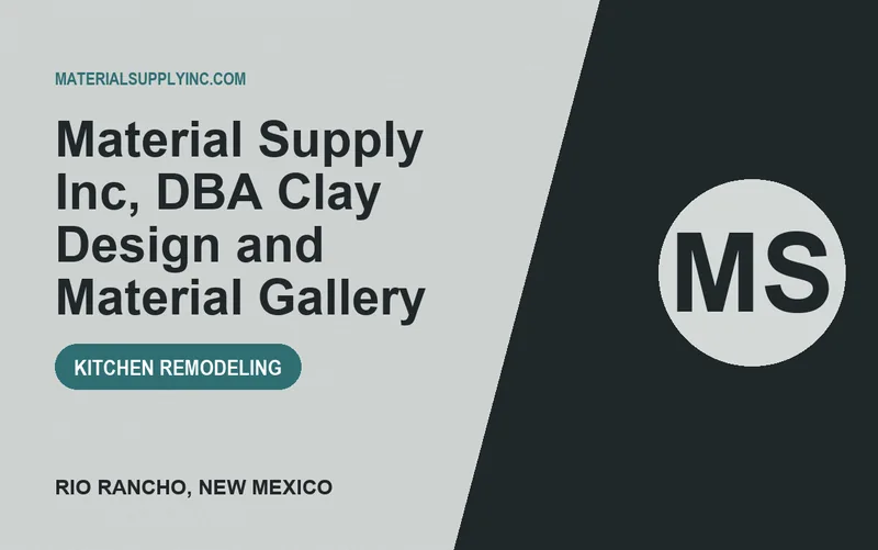Material Supply Inc, DBA Clay Design and Material Gallery in Rio Rancho, New Mexico