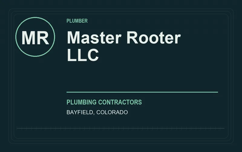Master Rooter LLC in Bayfield, Colorado