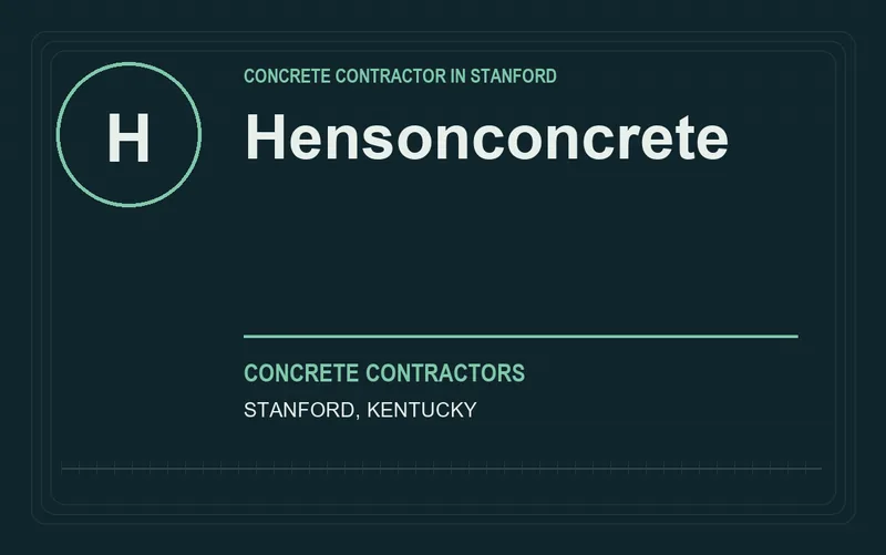 hensonconcrete in Stanford, Kentucky