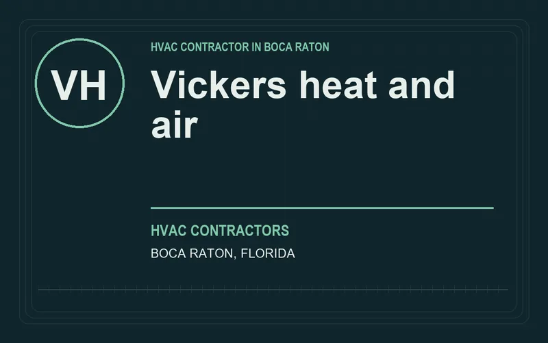 Vickers heat and air in Boca Raton, Florida