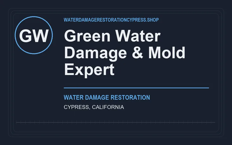 Green Water Damage & Mold Expert in Cypress, California