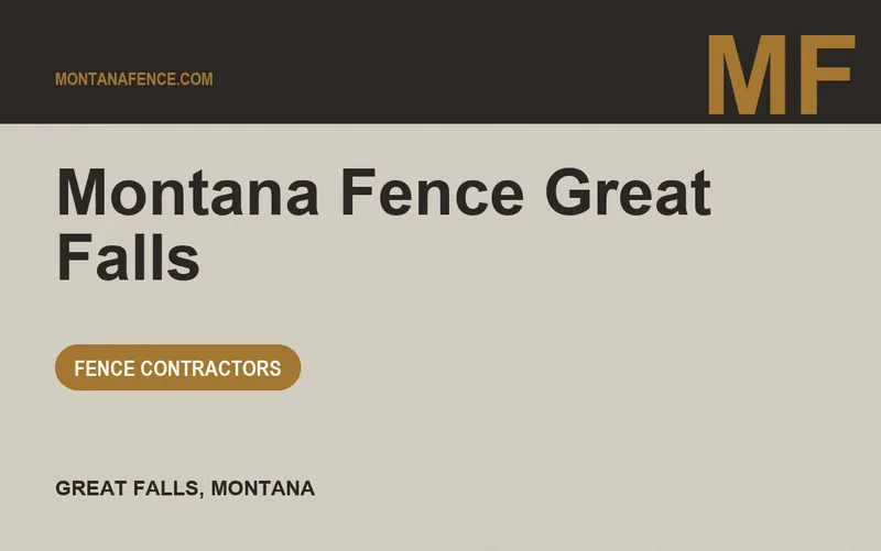 Montana Fence Great Falls in Great Falls, Montana