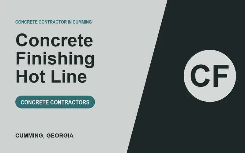 Concrete Finishing Hot Line in Cumming, Georgia
