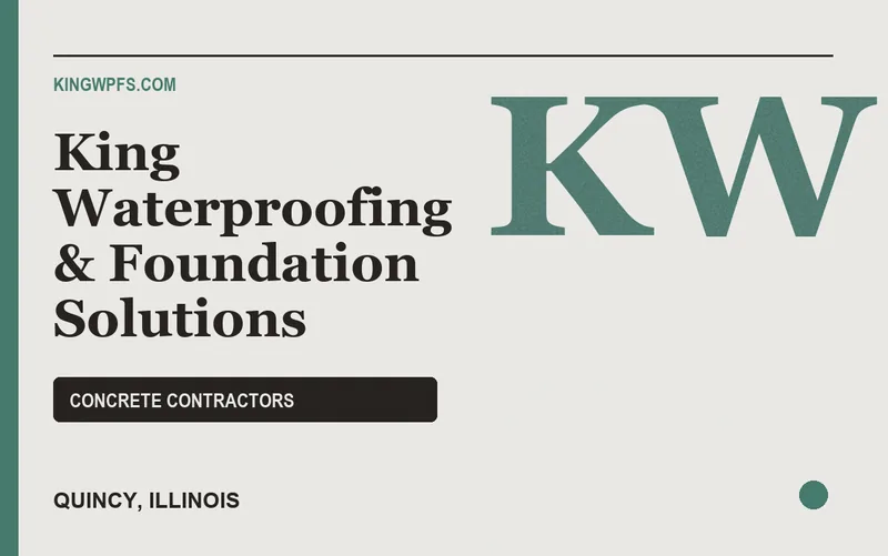 King Waterproofing & Foundation Solutions in Quincy, Illinois